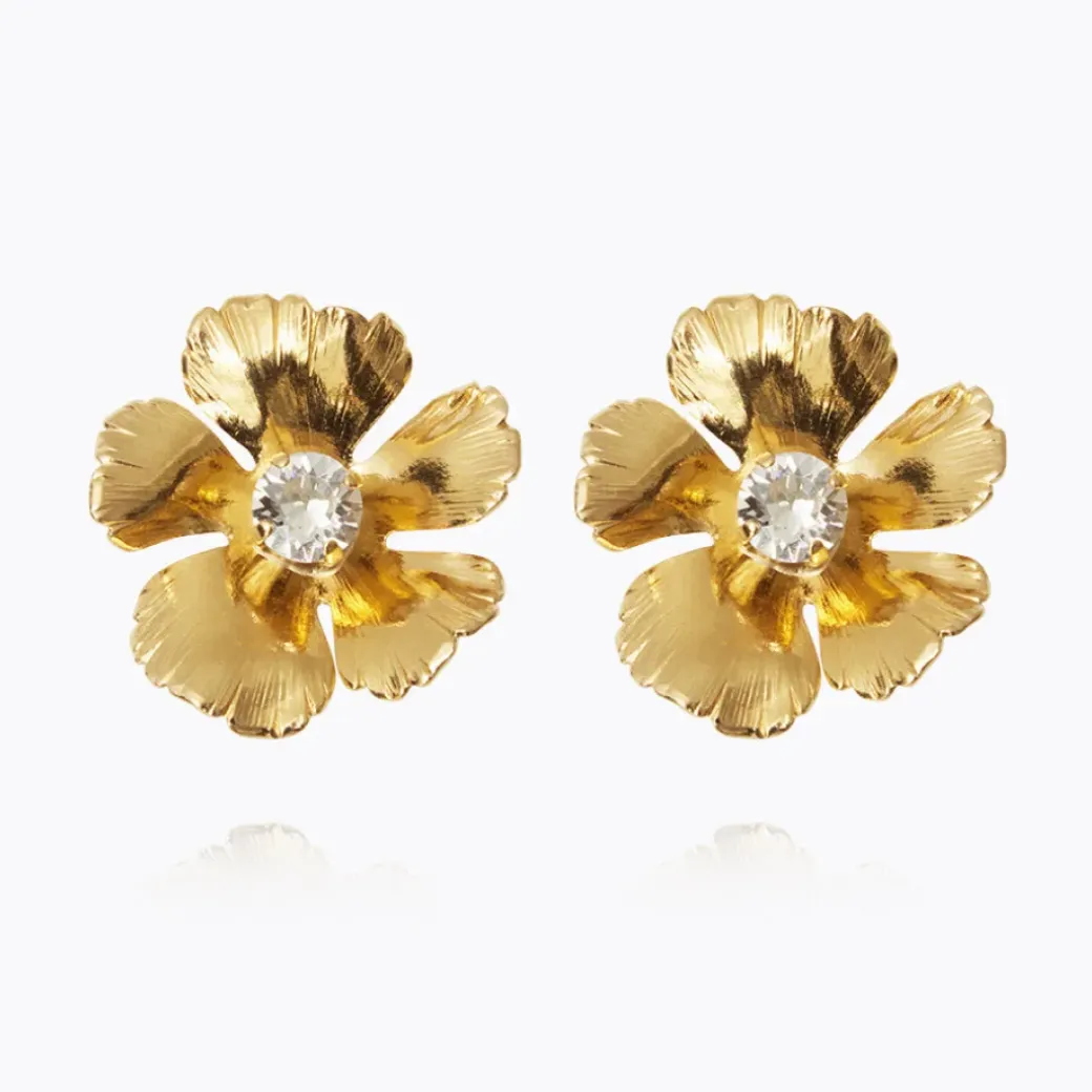 Anemone Earrings/Crystal