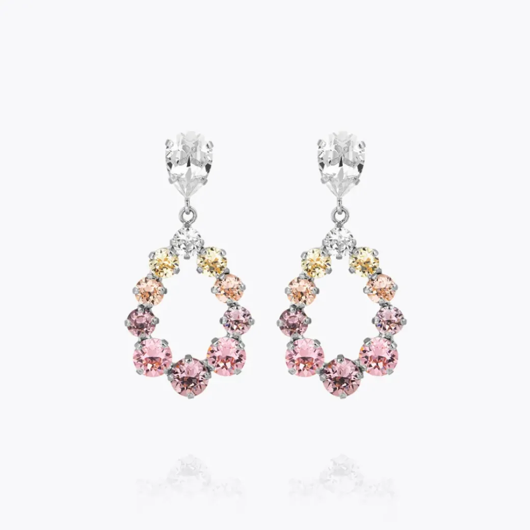Delia Earrings/Pastel Rainbow Combo
