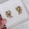 Electra Earrings/Greige Combo
