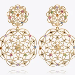 Gardenia Earrings/Rainbow Combo