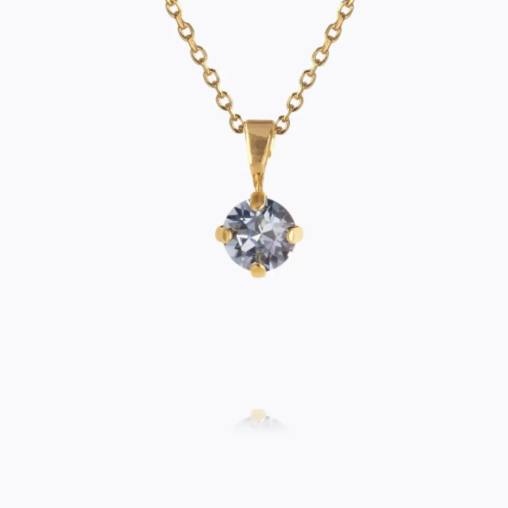 Girls Necklace/Light Sapphire (Children Size)