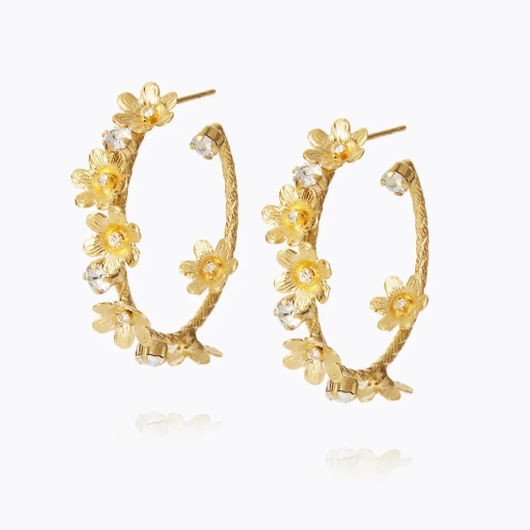 Laurel Earrings/Crystal