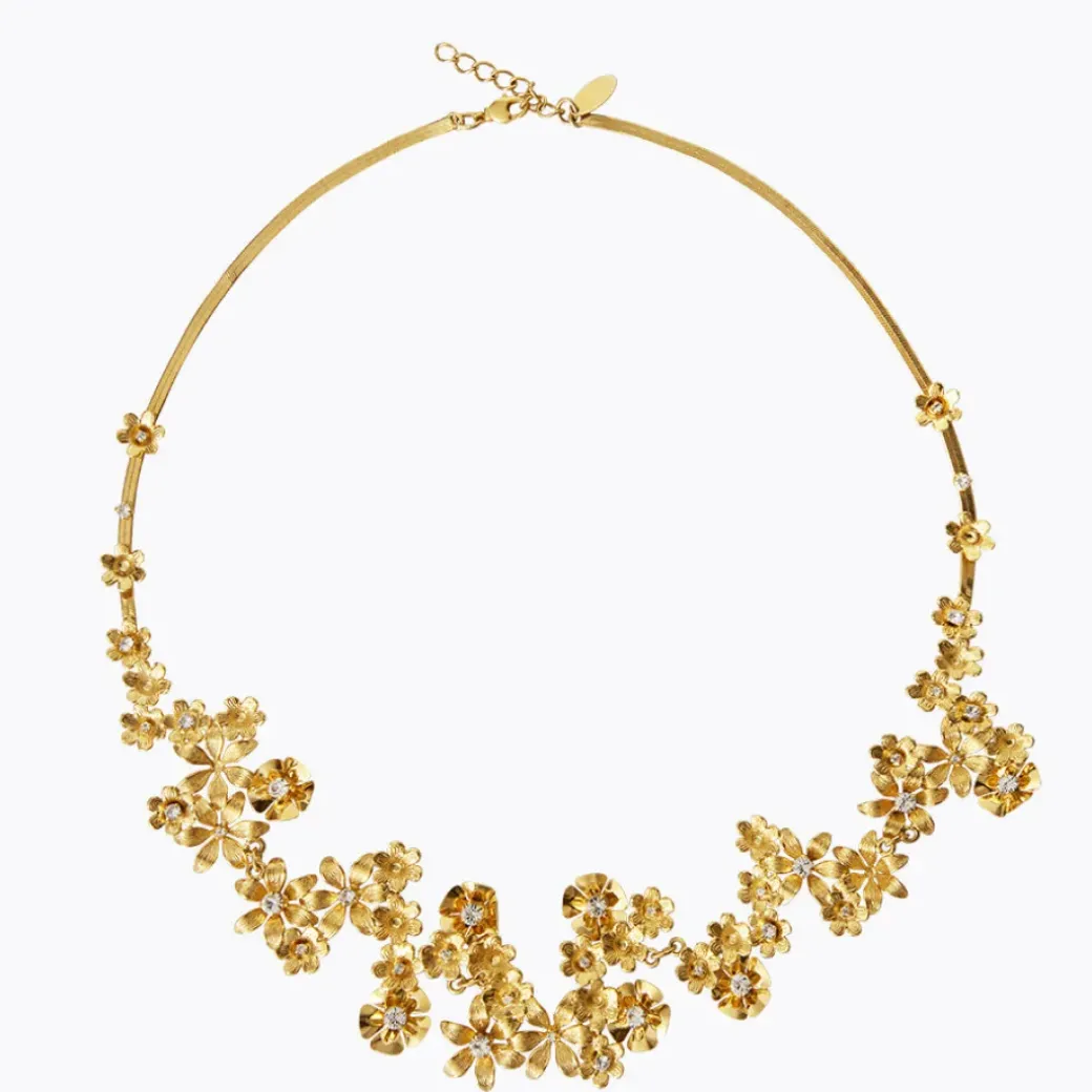 Laurel Necklace/Crystal