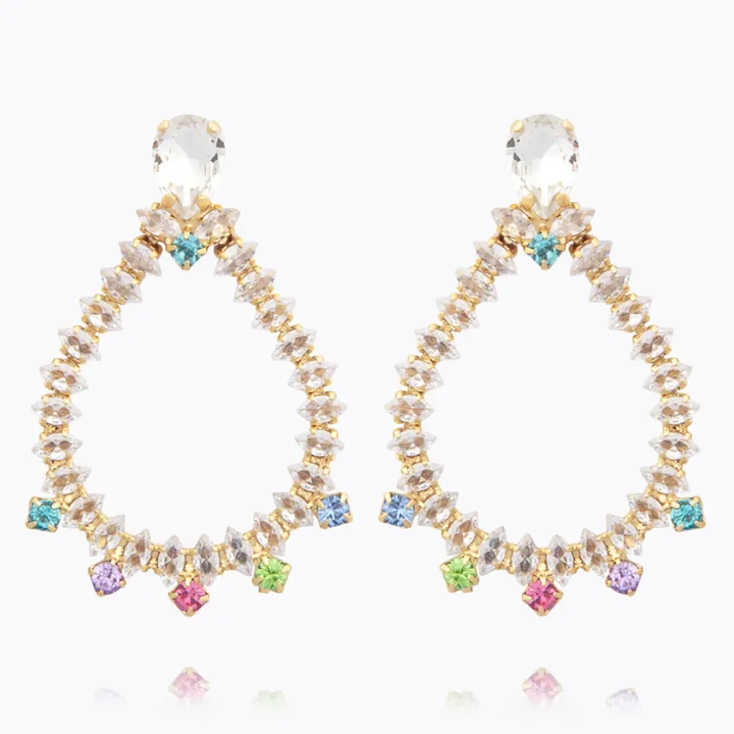 Lily Earrings/Rainbow Combo