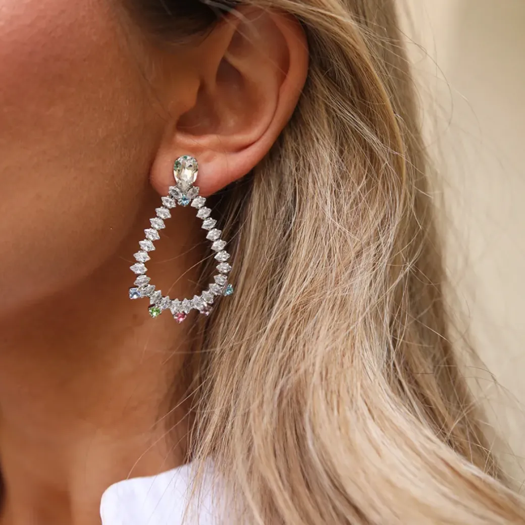 Lily Earrings/Rainbow Combo