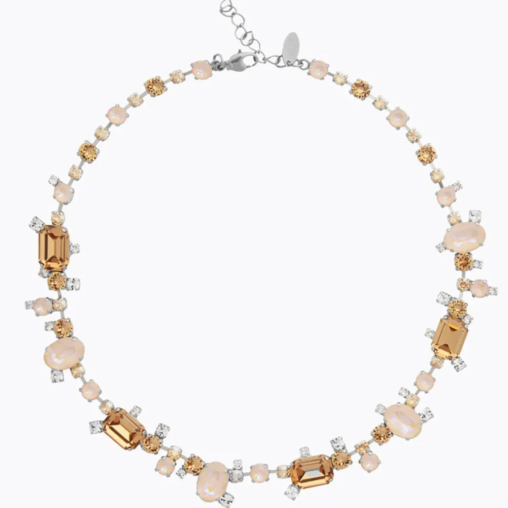 Mini Noora Necklace/Topaz Combo