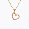 Mini Sweetheart Necklace/Light Rose