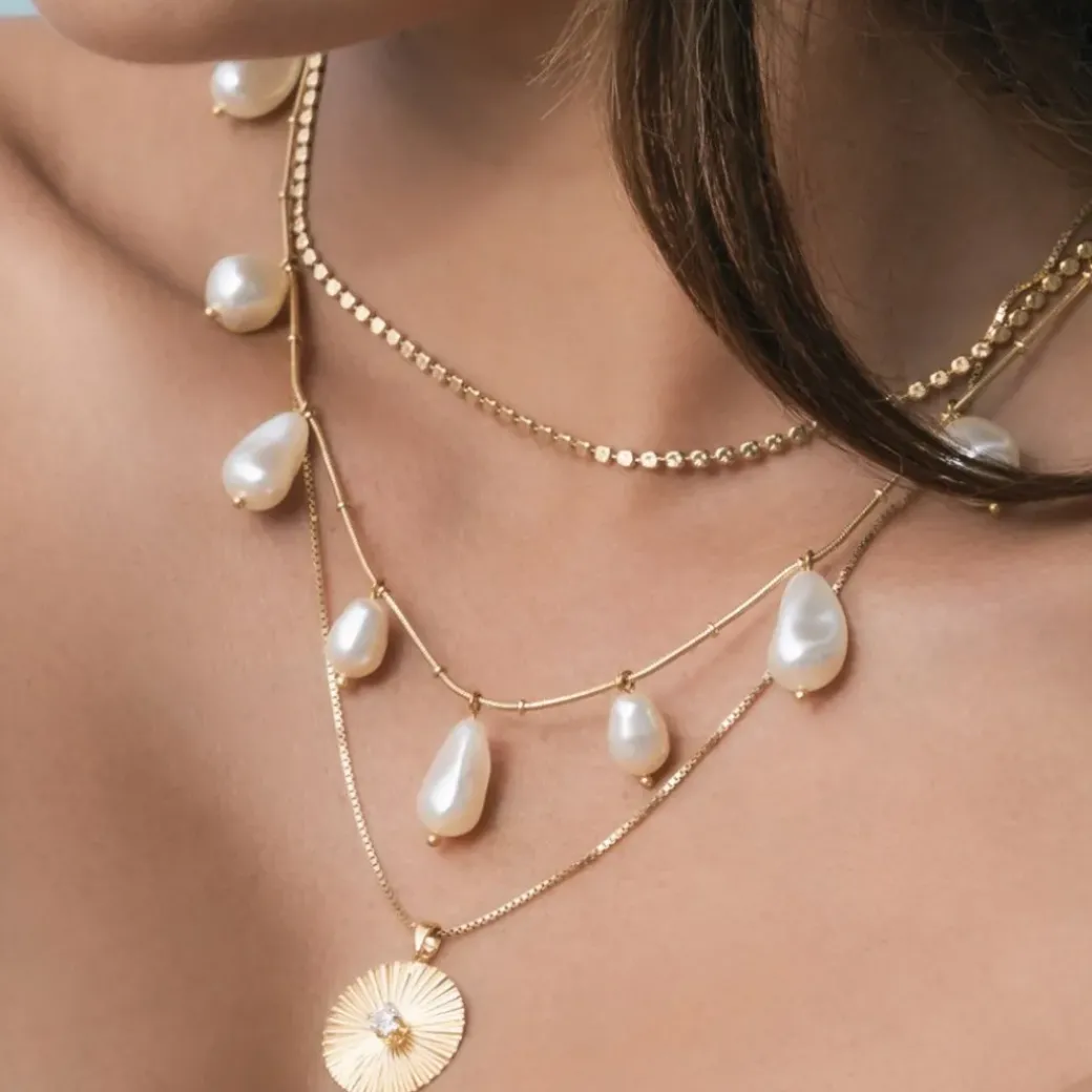 Olympia Necklace/Pearl