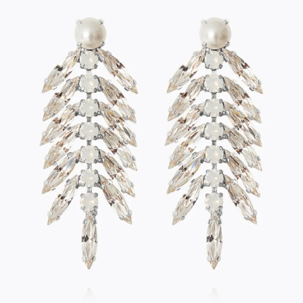 Pearl Feather Earrings (Limited Edition)