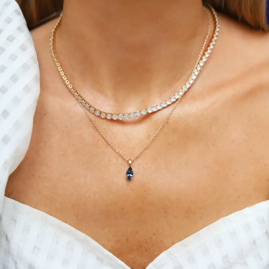 Petite Navette Necklace