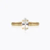 Petite Navette Ring/Crystal