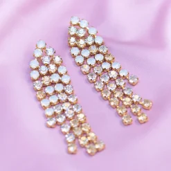 Rosanna Earrings/White Combo