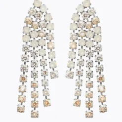 Rosanna Earrings/White Combo